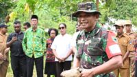Kodim 1811/Teluk Wondama Gelar Upacara Pembukaan TMMD Ke-120 di Kampung Yabore