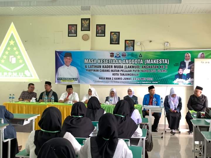 Latihan Kader Muda Angkatan Ke-II Pimpinan Cabang Ikatan Pelajar Putri Nahdatul Ulama Kota Tanjungbalai (MAKESTA Dan LAKMUD)Di Hadiri Wali Kota H Waris Tholib.