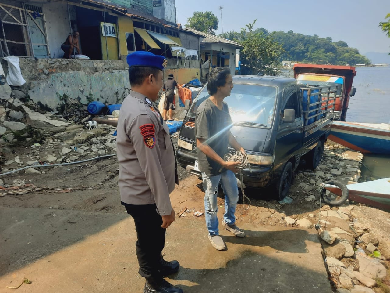 Satpolairud Polres Purwakarta Gencar Lakukan Patroli Guna Mencegah dan Mendeteksi Aksi Kriminal