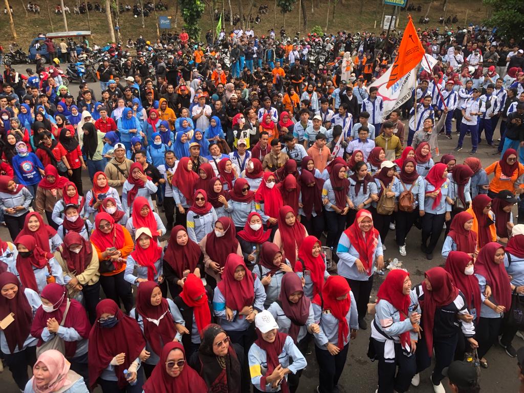 Buruh Purwakarta Keberangkatan, Gaji di Potong Untuk Tapera
