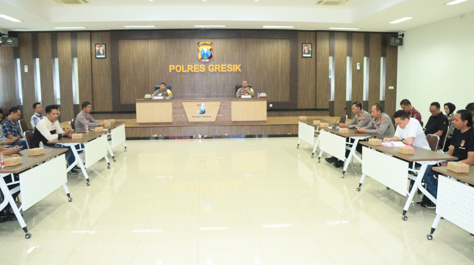 Polres Gresik Gelar Lat Pra Ops Sikat Semeru 2024