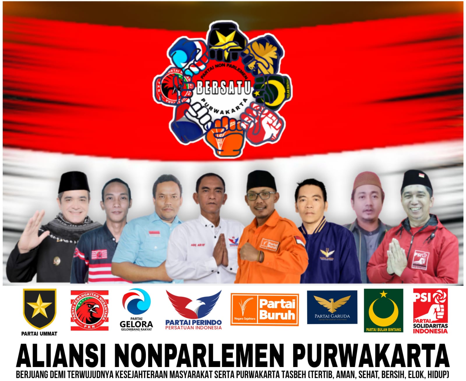 Aliansi NonParlemen Purwakarta Siap Sukseskan Pilkada Serentak 2024 Berintegritas!