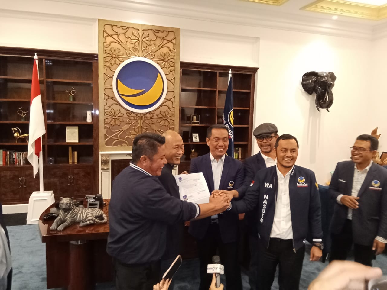 Alhamdullilah ,Yoppy Karim Terima Surat Rekomendasi Partai Nasdem Untuk Pilkada 2024