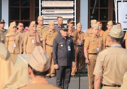 Bupati Pemalang Mengajak Jajaranya Untuk Kembali Menumbuhkan Sifat Gotong-Royong