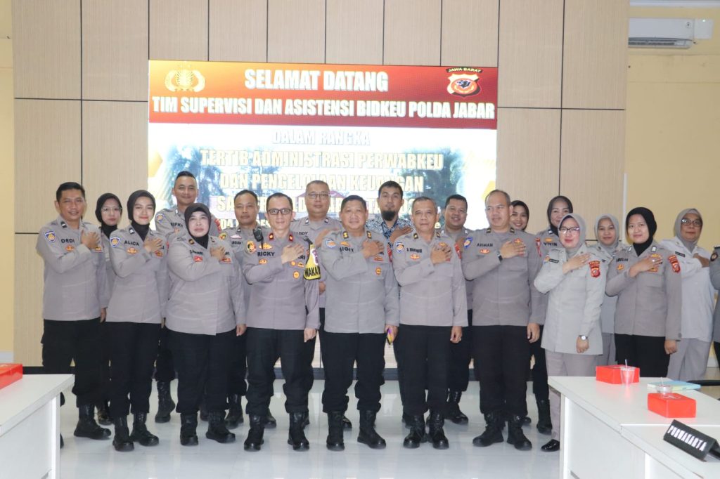 Polres Purwakarta Ikuti Supervisi Dan Asistensi Bidang Keuangan Yang Digelar Polda Jawa Barat