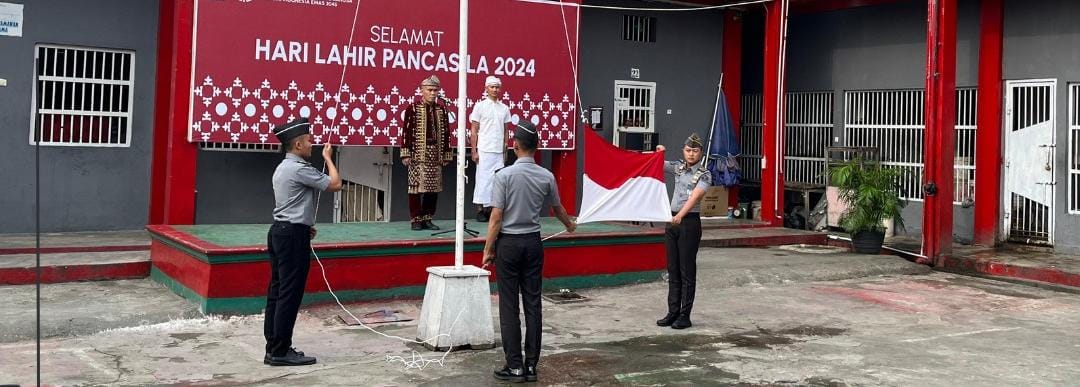 Lapas Kelas IIA Lahat Gelar Upacara Memperingati Hari Pancasila Tahun 2024