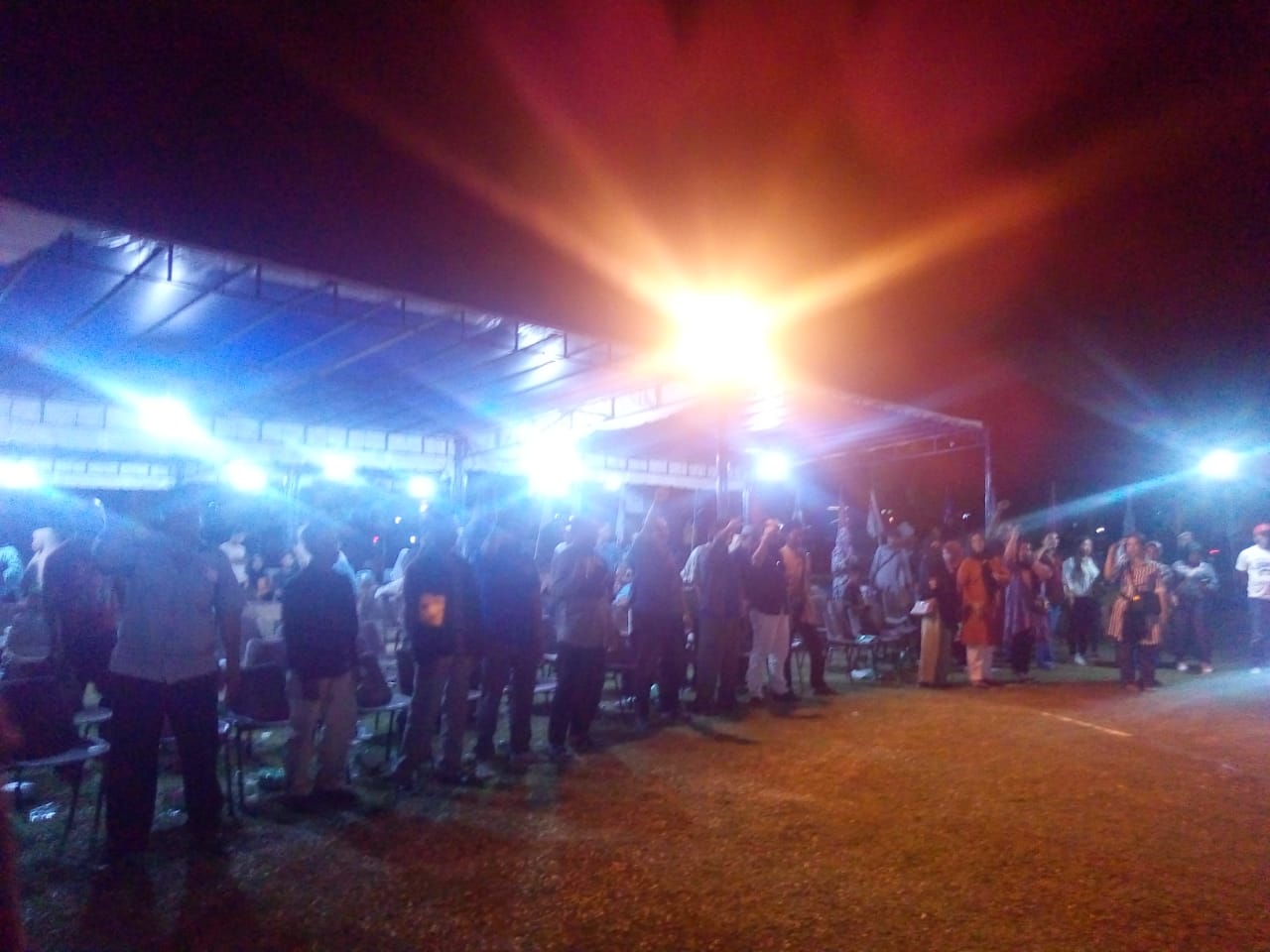 Awe dan Pendukungnya Siap Menangkan Pilkada Kabupaten Lingga 2024