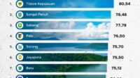 10 Kota dengan Kualitas Lingkungan Hidup Terbaik 2023, Sungaipenuh Peringkat ke 2