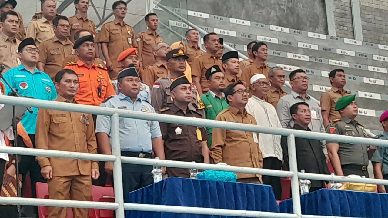 Ketua DPRD Kabupaten Natuna, Rusdi, Sampaikan Ucapan Selamat Hari Sumpah Pemuda di GOR Air Muluk
