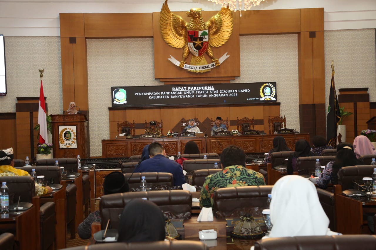 DPRD Banyuwangi Sepakat Dukung RAPERDA APBD 2025, Fokus pada Peningkatan SDM dan PAD
 