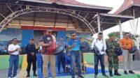 Tarian Perang Tua Reta Lo'u Sanggar Nilo Watubuan Sambut Danlanal Maumere