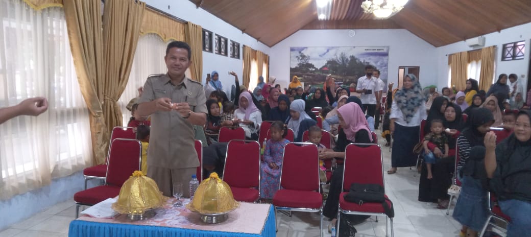Tekan Angka Stunting Dinas Sosial Inisiasi Gerakan Makan Telur