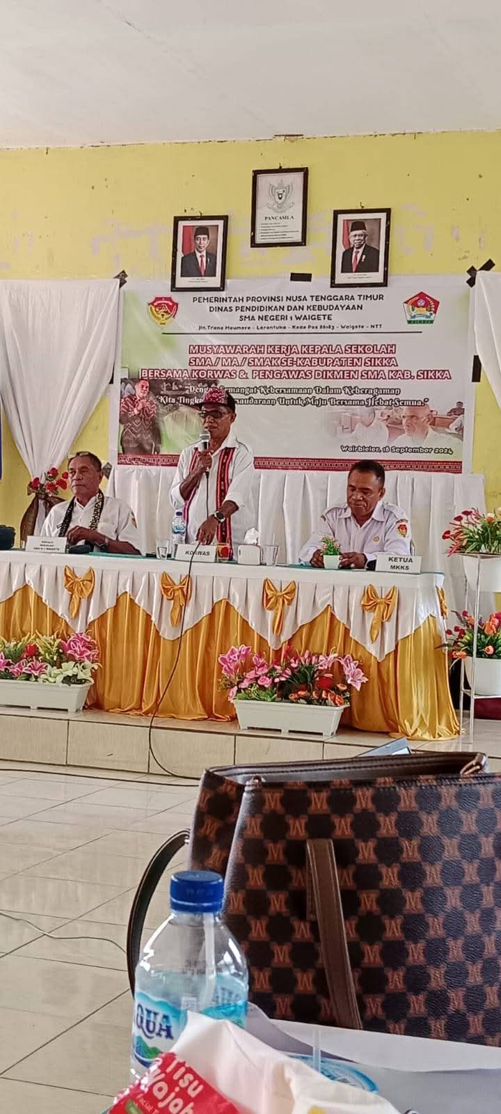 MKKS SMA Sikka Gelar Rapat Persiapan Turnamen Bola Voli Rebut Piala MKKS