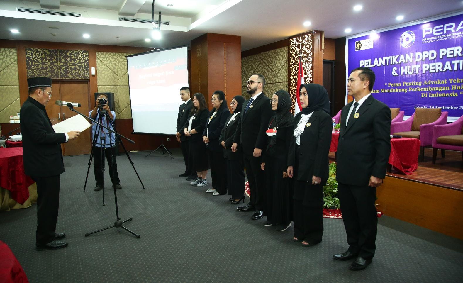 Pelantikan DPD PERATIN Jakarta Dirangkai Dengan Diskusi Bidang Hukum 