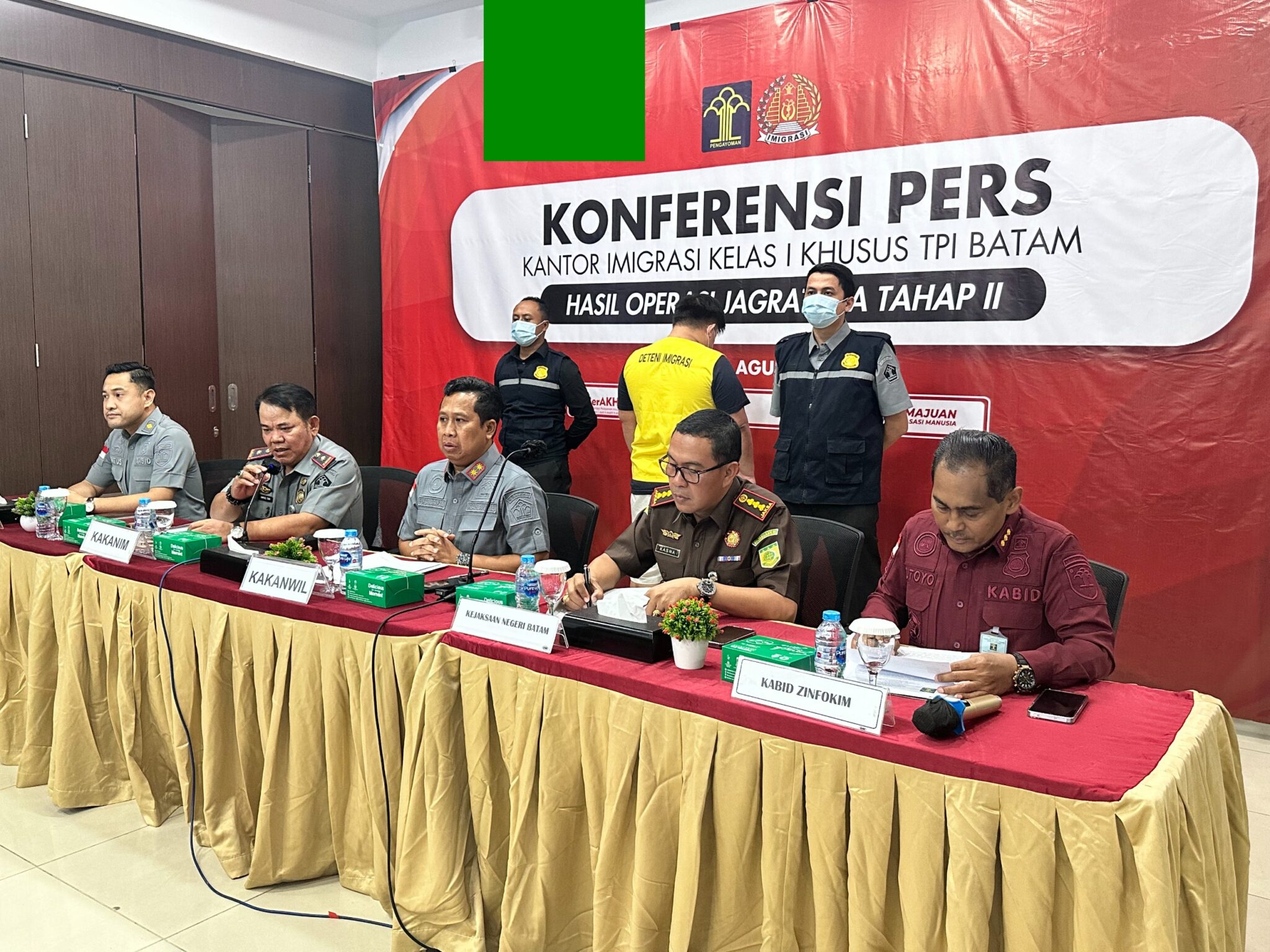 Sepanjang Triwulan III, Kantor Imigrasi Kelas I Khusus TPI Batam Catat 143 Tindakan Administratif Keimigrasian.