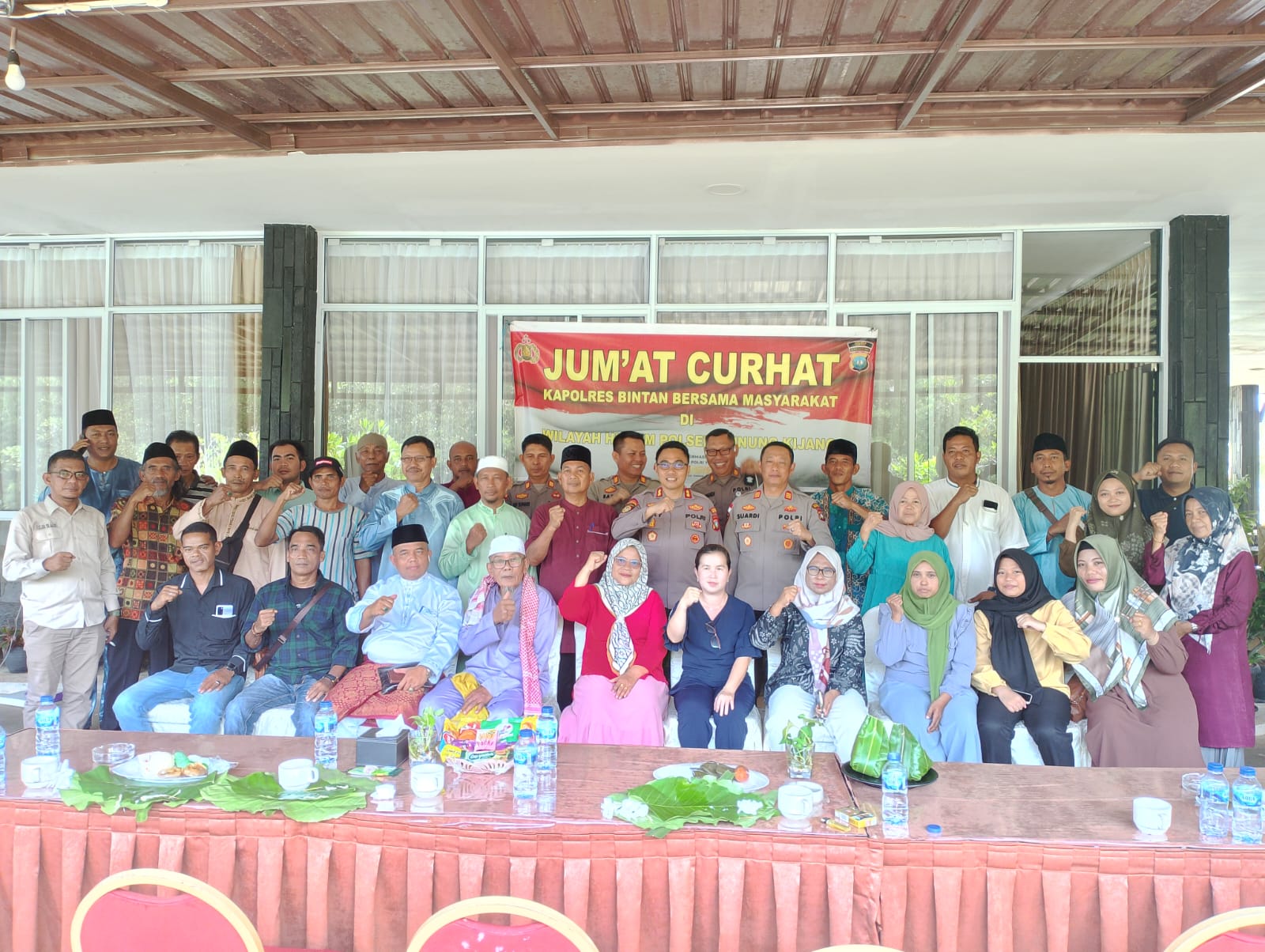 Jumat Curhat Kapolres Bintan Di Kelurahan Kawal Gunung Kijang.