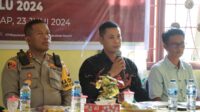 Kapolres Meranti AKBP Kurnia Setyawan Bersama KPUD : Sosialisasi PSU di Desa Tanjung Peranap Pasca Putusan MK