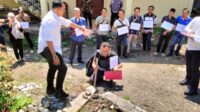 Kasus Pengarusakan di Air Pangi Desa Padang Arang ,Polres Lahat Gelar Rekonstruksi