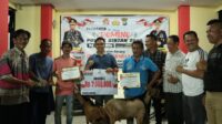 Sepasang Terbaik Mendapat Hadiah 2 Ekor Kambing Dari Kapolres Bintan.