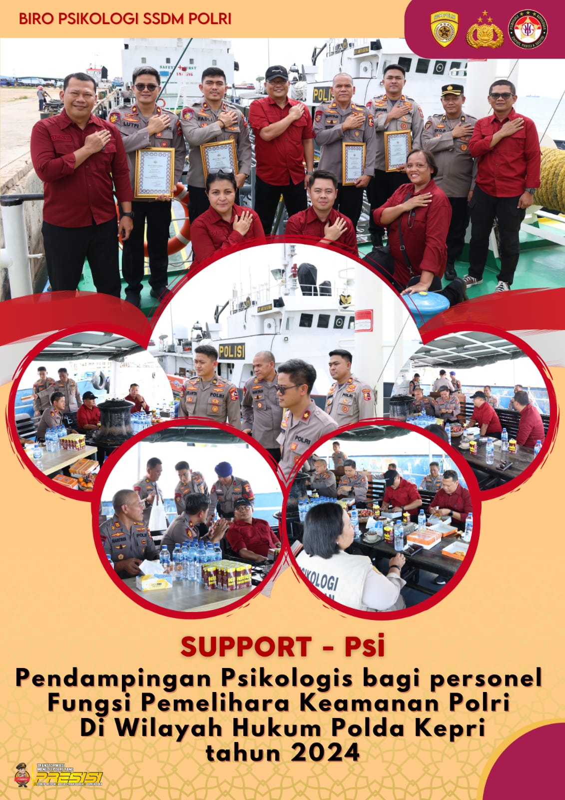Support_ PSI ; Bukti Nyata Komitmen Polri Dalam Meningkatkan Kualitas Personal Baharkam