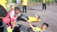 Polres Teluk Wondama Gelar Tes Kesamaptaan Jasmani Berkala Semester 1 Tahun 2024