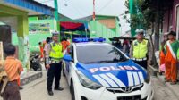 Polres Tanjung Balai Laksanakan Pengamanan Pawai Wisuda Khatam Qur'an ke XX MTs.S Al Washliyah