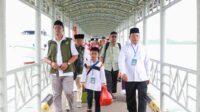 108 Jemaah Calon Haji Asal Kepulauan Meranti Tiba Di Asrama Haji Batam
