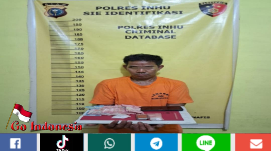 Kapolsek Kelayang Amankan 9.15 Gram Narkoba Dari Tangan Lelaki Paru Baya